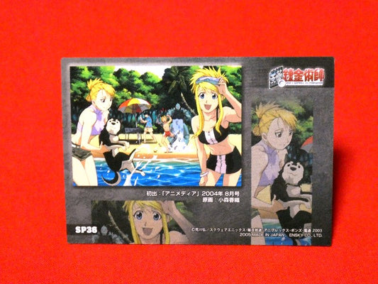 鋼の錬金術師 FULLMETAL ALCHEMIST Trading Card KIRACARD キラ カードトレカ Winry Riza SP36 Trading Card