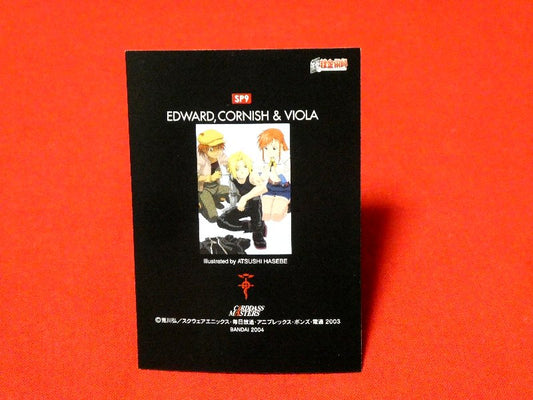 鋼の錬金術師 FULLMETAL ALCHEMIST Trading Card KIRACARD キラ カードトレカ edward & CORNISH & VIOLA SP9 Trading Card