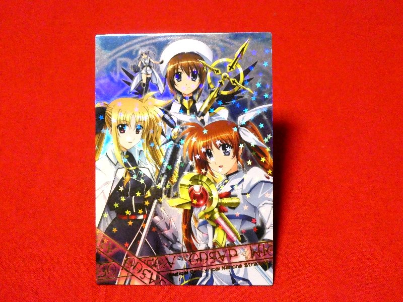Magical girl lyrical Nanoha strikers 魔法少女リリカルなのは Trading Card KIRACARD キラカード トレカ SSP01 Trading Card
