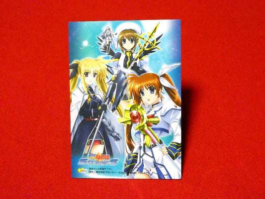 Magical girl lyrical Nanoha strikers 魔法少女リリカルなのは Trading Card KIRACARD キラカード トレカ SSP01 Trading Card