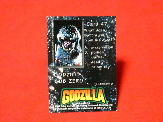 GODZILLA ゴジラ Trading Card KIRACARD キラ カード トレカ CARD47 Trading Card