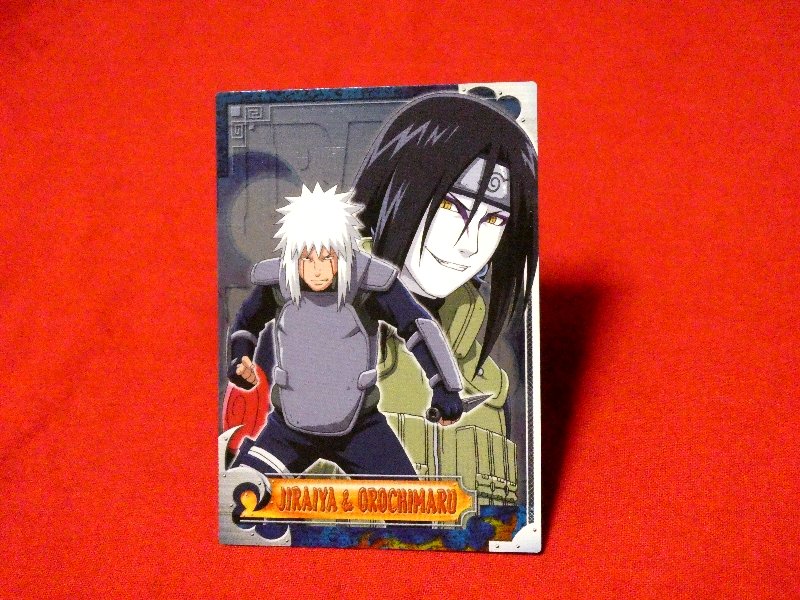NARUTO ナルト ENSKY Trading Card KIRA CARD キラ カード トレカ自来也&大蛇丸 SP.04 Trading Card