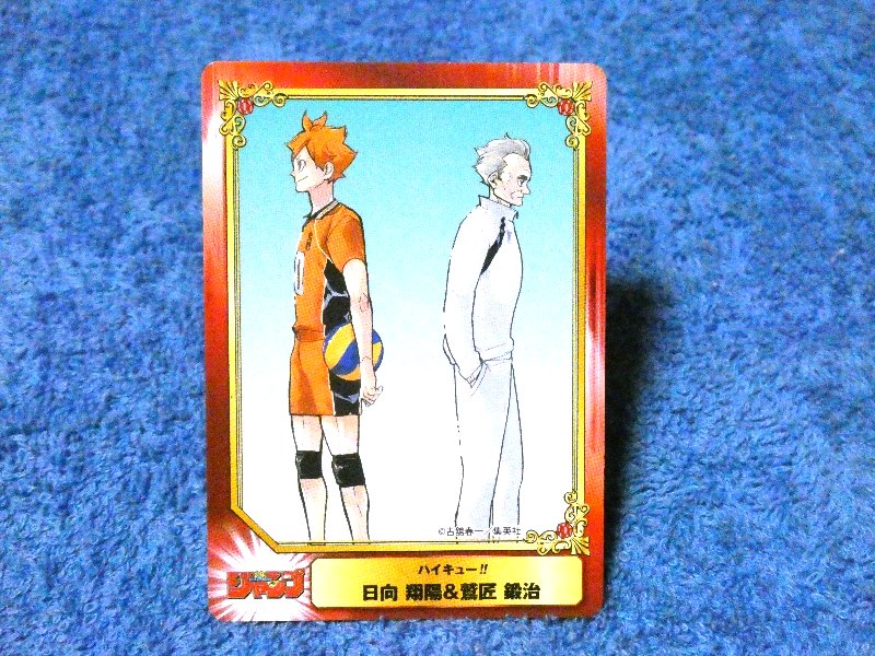 集英社コミックフェスティバル SHUEISHA COMIC FESTIVAL Jump ハイキュー Haikyu!! Trading Card カード トレカ 日向翔陽&鷲匠鍛治 Trading Card