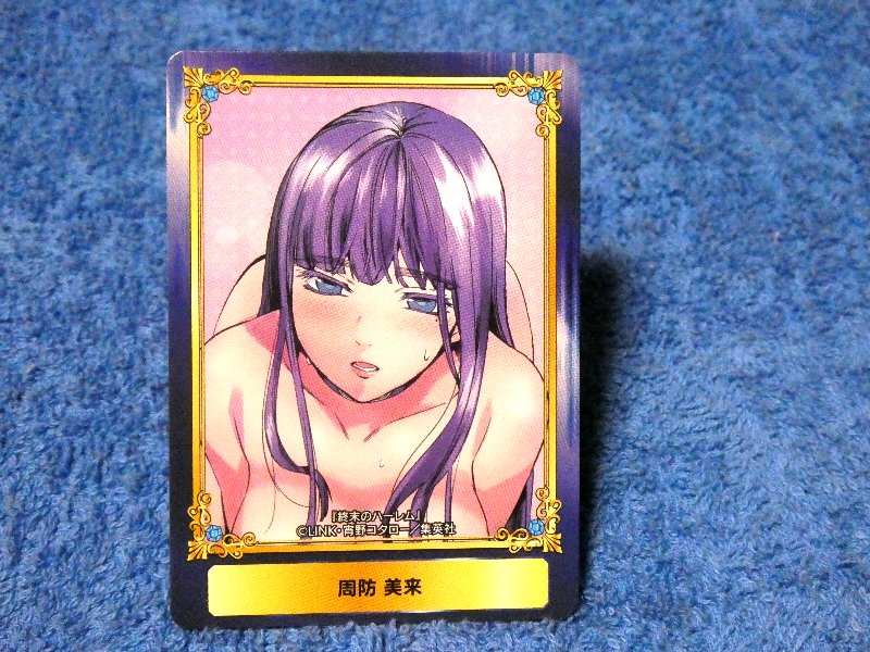 ジャンプフェア inアニメイト JumpFair 2018 終末のハーレム world's end harem Trading Card カード トレカ 周防未来 Trading Card