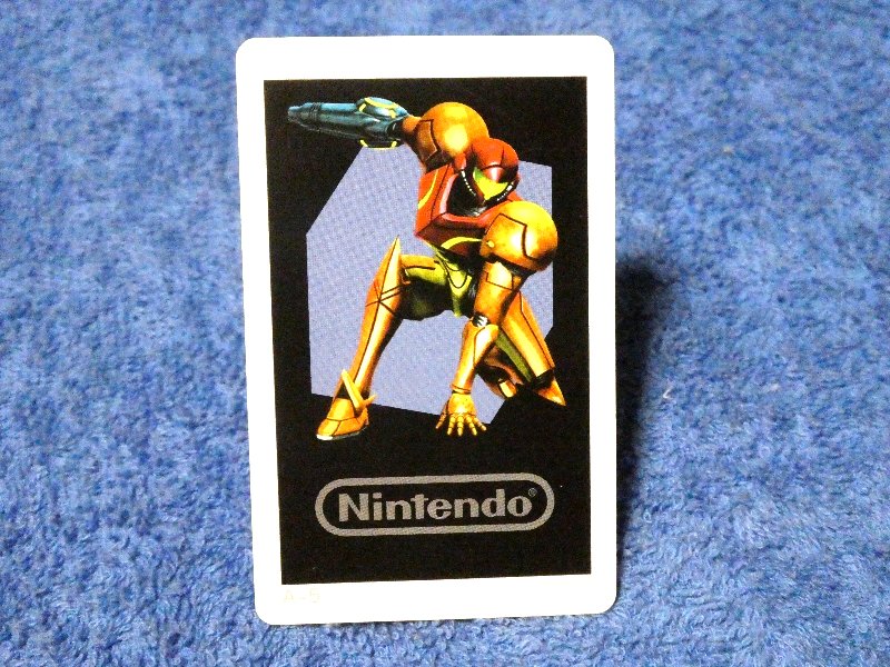 Nintendo 3DS AR Trading Card カード トレカ ピクミン メトロイドサムスリターンズ A-5 Trading Card