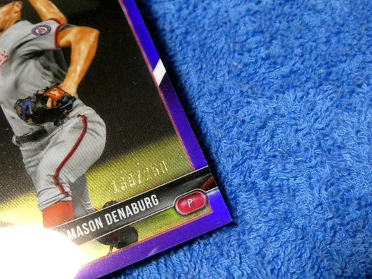 2018 TOPPS 野球 BASEBALL Trading Card KIRACARD キラカード トレカ MASON DENABURG 250枚限定 BDC-164 Trading Card