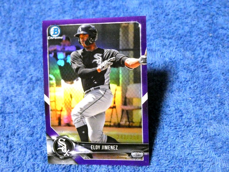 2018 TOPPS 野球 BASEBALL Trading Card KIRACARD キラカード トレカ エロイ・ヒメネス ELOY JIMENNEZ 250枚限定 BDC-168 Trading Card