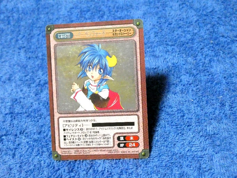 ガンガンヴァーサス GANGANVERSUS スターオーシャンセカンドストーリー STAR OCEAN THE SECOND STORY R Trading Card KIRACARD キラカード トレカ レナ・ランフォード L-810 EX Trading Card