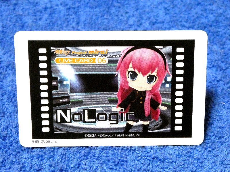 初音ミク プロジェクトミライ HATSUNE MIKU Trading Card AR カード トレカ lLIVECARD06 NOLOGIC Trading Card