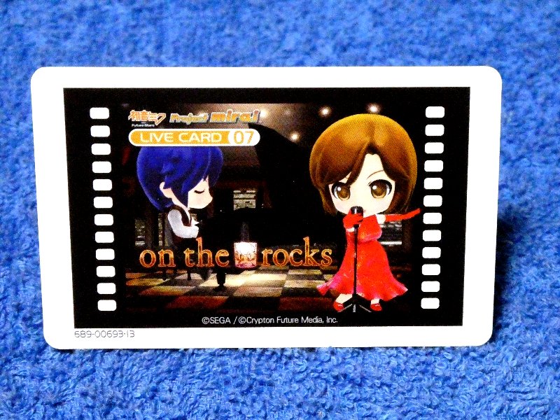 初音ミク プロジェクトミライ HATSUNE MIKU Trading Card AR カード トレカ lLIVECARD07 ONTHEROCKS Trading Card