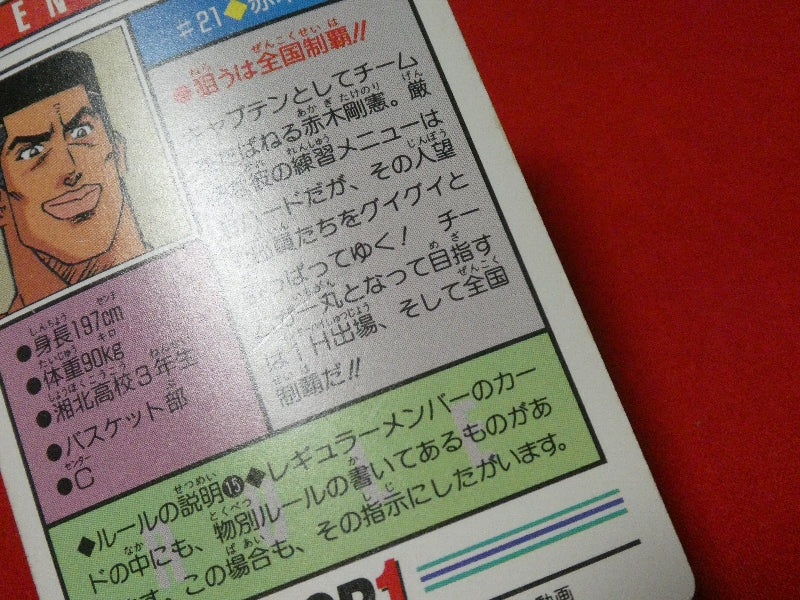 スラムダンク SLAM DUNK Trading Card カード トレカ 赤木剛憲 #21 Trading Card