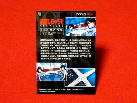 逮捕しちゃうぞ You're Under Arrest Trading Card カード トレカ 054 Trading Card