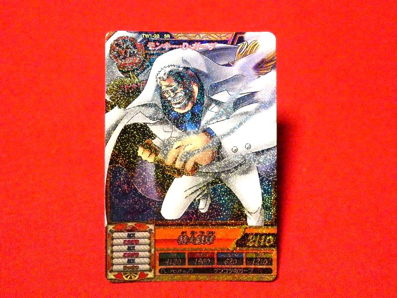ワンピートレジャ－ワールド ONEPIECE ワンピース Trading Card CARD KIRA CARD キラカードトレカ モンキー・D・ガープ TW1-22 SR Trading Card