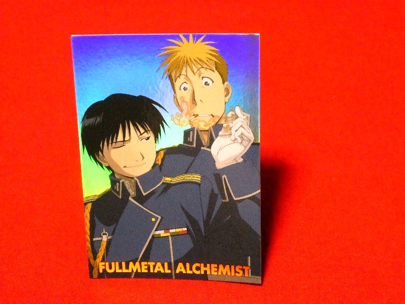 鋼の錬金術師 FULLMETAL ALCHEMIST Trading Card KIRACARD キラ カードトレカ MUSTANG ＆ SP4 Trading Card