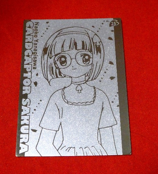 カードキャプターさくら CARDCAPTOR SAKURA Trading Card KIRACARD 銀色 キラカード トレカ NO.25 Trading Card