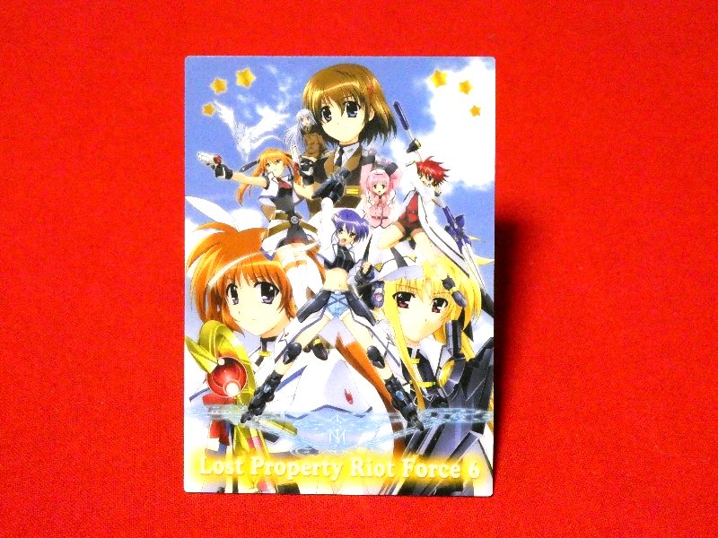 Magical girl lyrical Nanoha strikers 魔法少女リリカルなのは Trading Card カード トレカ プロモ PR01 Trading Card