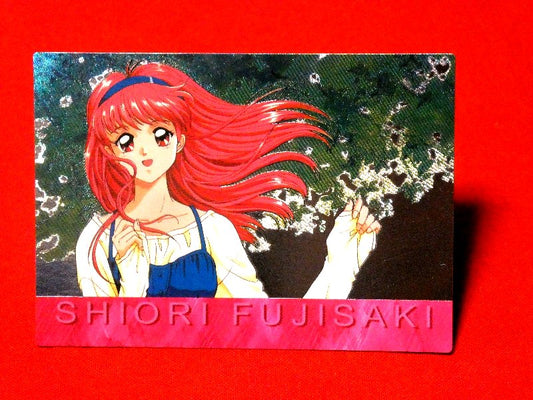 ときめきメモリアル Tokimeki Memorial Trading Card KIRACARD キラカード トレカ 藤崎詩織 Trading Card