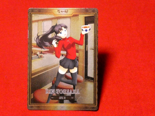 フェイト ステイナイト Fate/stay night×なか卯 Trading Card KIRACARD キラカード トレカ 遠坂凛 RIN Trading Card