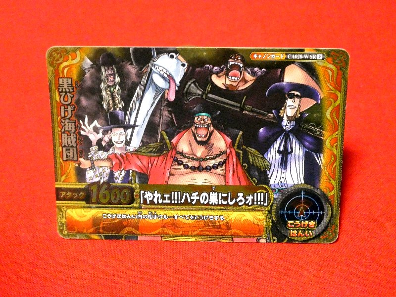 ONE PIECE ワンピース ワンピーベリーマッチダブル W ONEPY B MATCH Trading Card KIRA CARD キラカード トレカ 黒ひげ海賊団 CA020-W SR Trading Card