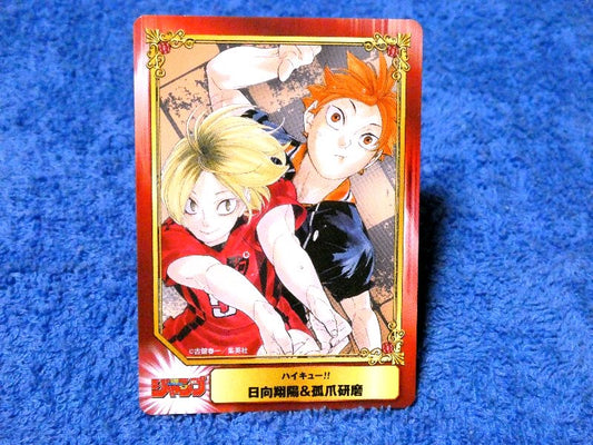集英社コミックフェスティバル SHUEISHA COMIC FESTIVAL Jump ハイキュー Haikyu!! Trading Card カード トレカ 日向翔陽＆弧爪研磨 Trading Card