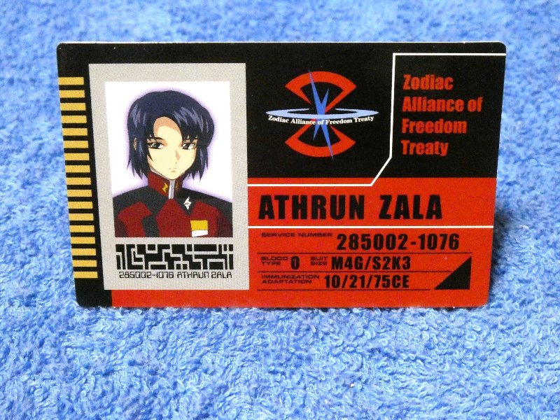 機動戦士ガンダムSEED mobile suit gundam Trading Card カード トレカ ATHRUN ZALA アスランザラ Trading Card