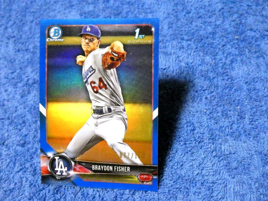 2018 TOPPS 野球 BASEBALL Trading Card KIRACARD キラカード トレカ ブレイドン・フィッシャー BRAYDON FISHER 150枚限定 BDC-82 Trading Card