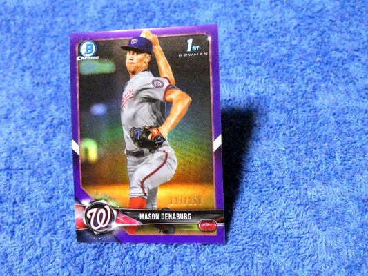 2018 TOPPS 野球 BASEBALL Trading Card KIRACARD キラカード トレカ MASON DENABURG 250枚限定 BDC-164 Trading Card