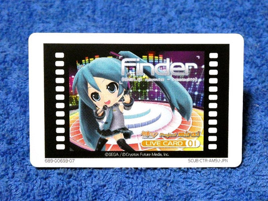 初音ミク プロジェクトミライ HATSUNE MIKU Trading Card AR カード トレカ livecard01 Trading Card
