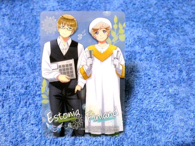 ヘタリア Hetalia Trading Card クリアカード トレカ ESTONIA FINLAND MFCZ-3407 Trading Card