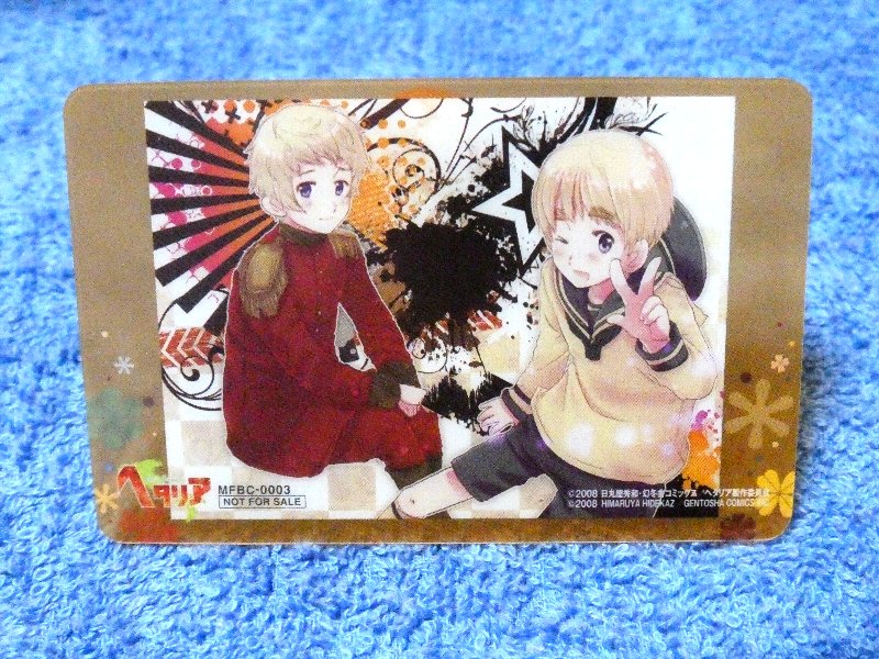 ヘタリア Hetalia Trading Card クリアカード トレカ MFBC-0003 Trading Card