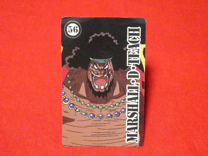 ONE PIECE ワンピース トップ TOP Trading Card カード トレカ マーシャルD TEACH 56 Trading Card