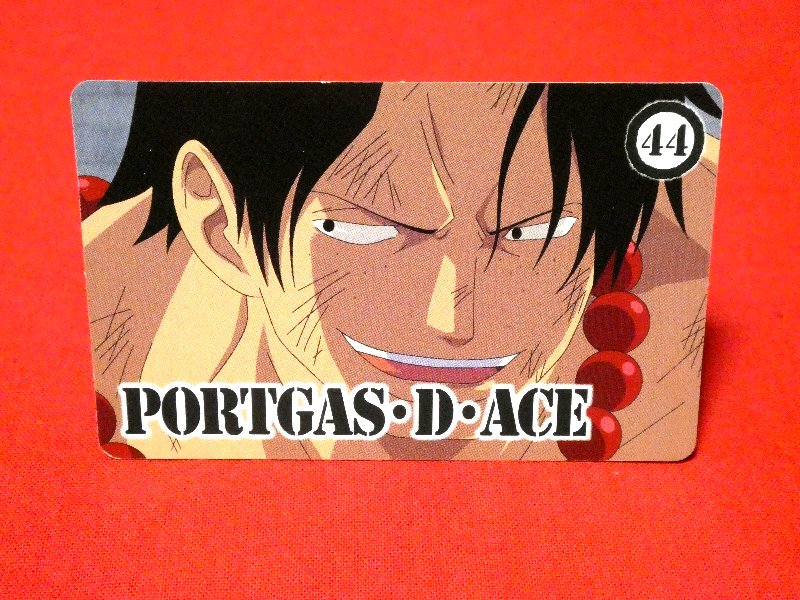 ONE PIECE ワンピース トップ TOP Trading Card カード トレカ エース ACE 44 Trading Card