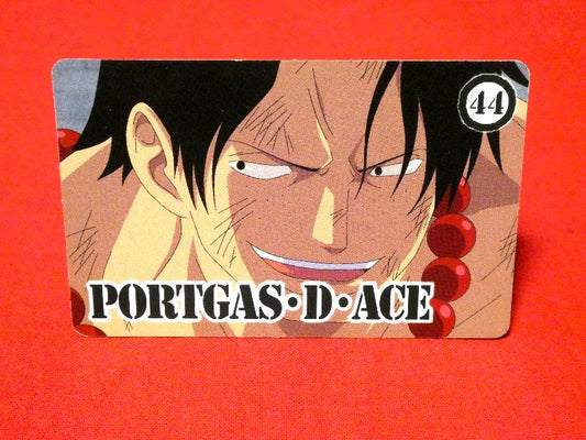 ONE PIECE ワンピース トップ TOP Trading Card カード トレカ エース ACE 44 Trading Card