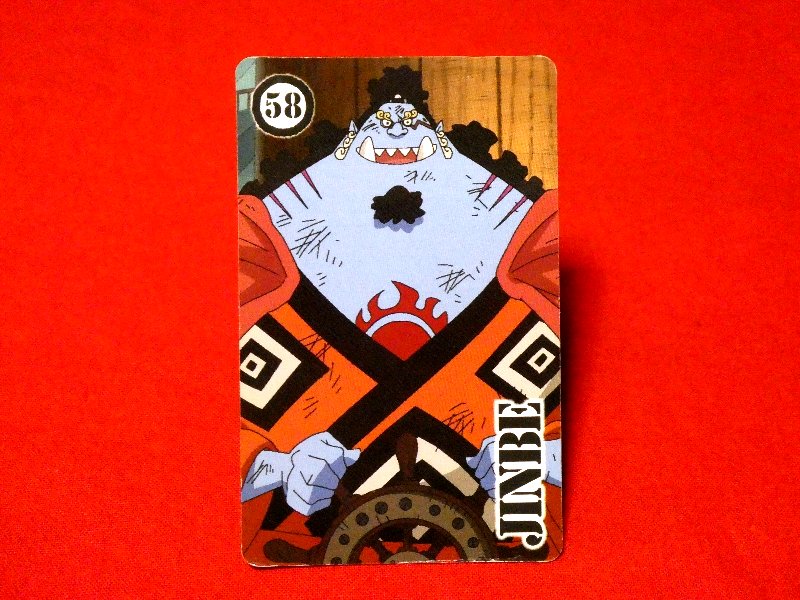 ONE PIECE ワンピース トップ TOP Trading Card カード トレカ ジンベエ JINBE 58 Trading Card