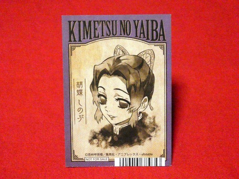 鬼滅の刃 Demon Slayer Kimetsu no Yaiba Trading Card カード トレカ 富岡義勇 胡蝶しのぶ Trading Card