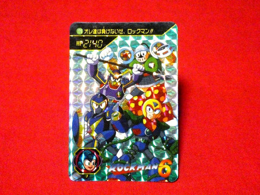 ロックマン6 Rockman Mega Man6 Trading Card KIRA CARD キラカード トレカ 128 Trading Card