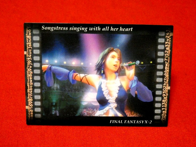 ファイナルファンタジー アートミュージアム FINAL FANTASY ART MUSEUM FF Trading Card カード トレカ 熱唱する歌姫 ＃613 Trading Card