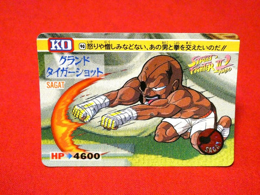 ストリートファイター2 turbo Ⅱ Street Fighter Ⅱ Trading Card カード トレカ 90 SAGAT Trading Card