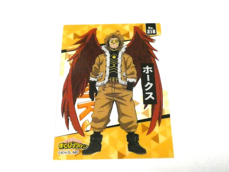 僕のヒーローアカデミア My Hero Academia Trading Card Clear Card クリアカード トレカ ホークス NO.218 Trading Card
