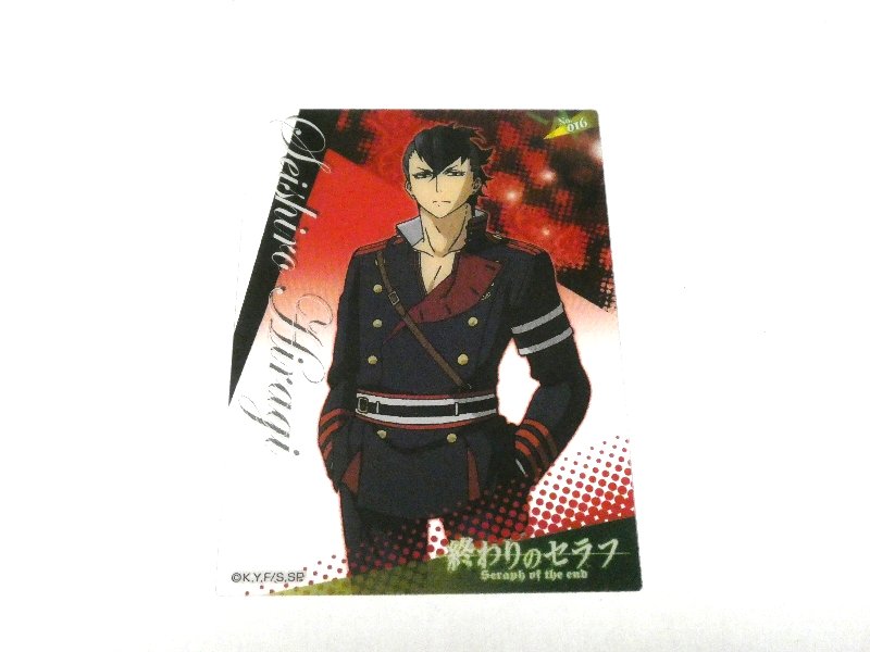 終わりのセラフ Seraph of the End Trading Card  クリアカード トレカ