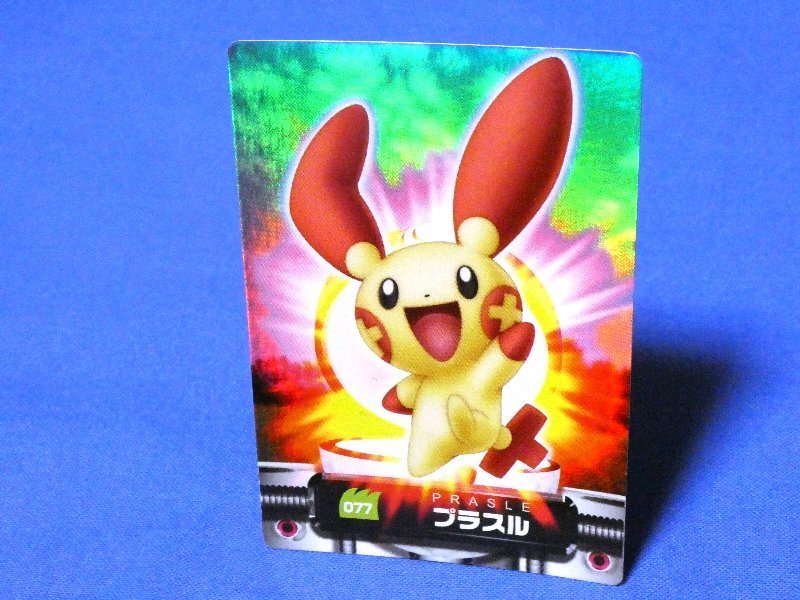 ポケットモンスター pocket monster Pokemon POKÉMON ポケモン アドバンスジェネレーション ADVANCED GENERATION Trading Card KIRA Card キラカード トレカ プラスル 077 Trading Card
